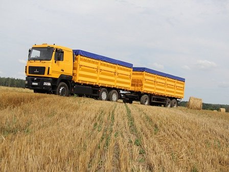 Маз зерновоз для перевозки зерна